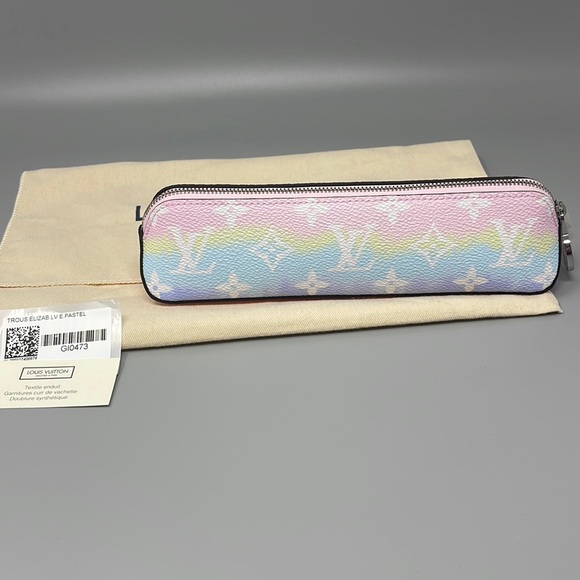 Louis Vuitton Escal Trousse Pastel Monogram Pencil Elizabeth Pen Pouch NWT - Picture 1 of 10
